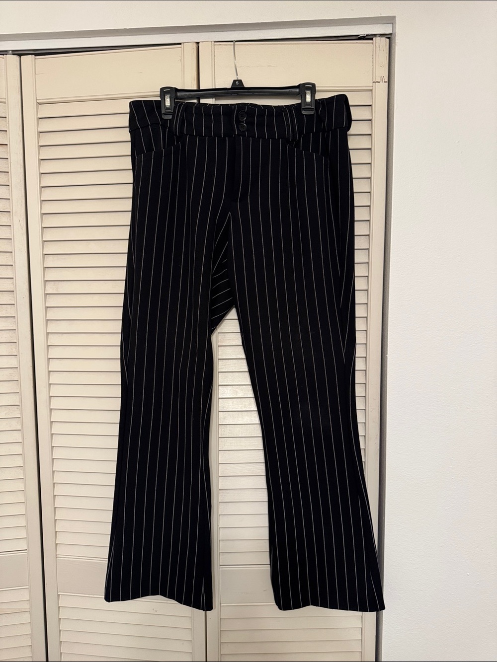 Studio by Torrid Black Pinstripe pants